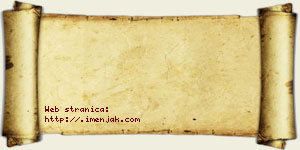 Anđelija Jakišić vizit kartica